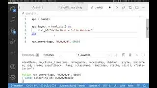 Get Started with Dash for Julia