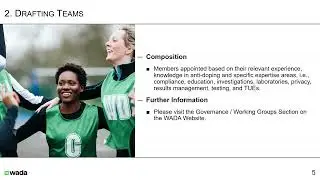 2027 World Anti-Doping Code & International Standard Update Process - Launch Webinar