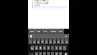 C4droid, primer programa c++