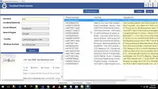 Facebook Phone Extractor Software