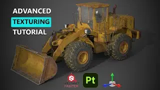 Advanced Texturing in Substance Painter Front Loader | Trailer | Center Pivot