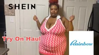 SHEIN And Rainbow Try On Haul (Pregnant Plus Size Women) !!!! 