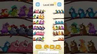Bird Color Sort Puzzle Level 358 Solution