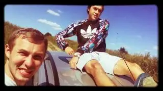 На крыше машины на скорости, дача