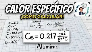 🔴 Cómo calcular Calor Especifico y Cantidad de Calor ☀️ 🔥