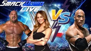 FULL MATCH !  Stacy  Keibler VS The Rock GOLDBERG [ WOME N  VS MAN ]