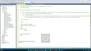 27.SQL Server - User Defined Functions (UDF)