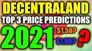 🚀DECENTRALAND [MANA] PRICE PREDICTION 2021 [ NFTs, VIRTUAL REALITY CASINO W/ ATARI & MORE...]