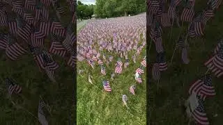 Boston Common Memorial Day USA flag garden 2023 #memorialday #memorialdayweekend