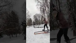 сноускейт ❤️#snowskate #snow #сноускейт #снежный скейт#fail#боль #skateboarding #скейтбординг #лол