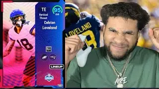 99 Speed Colston Loveland + Full Eagles And Patriots Theme Team | Madden 25 Ultimate Team |