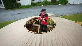 Dragonfly Yurt build at the Killiecrankie House Hotel