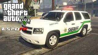 GTA 5 - LSPDFR 303 - New Updates, police tape, non-els tahoe, K9 option
