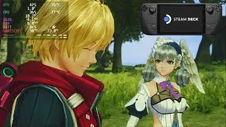 Xenoblade Chronicles Definitive Edition Steam Deck Performance Gameplay | Yuzu EA 3548 2023 Steam OS