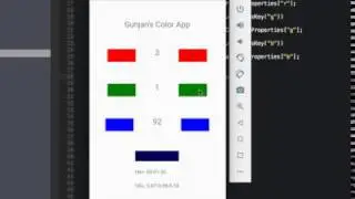 Color App using Xamarin Forms for COEN268