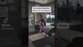 SUMO DEADLIFT ARE NOT (THAT MUCH) EASIER ON THE BACK ⁉️