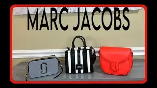 Marc Jacobs Mini Tote, Snapshot & Saddle Bag | Review + What Fits!| #marcjacobs #whatsinmybag