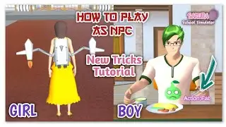 How to Play as NPC Tutorial【Sakura School Simulator】