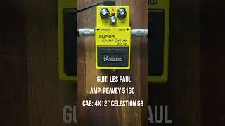 How to make your metal tone more defined using a Boss SD1 #shorts