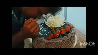 Chocolate strwberry cake