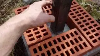 фундамент для кирпичного столба своими руками