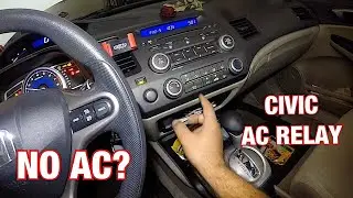 Honda Civic 2003-2012 AC FUSE and Relay is causing AC shut down problem