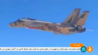 Iran F-14 Tomcat Fighter Test Firing Of Fakour-90 Supersonic BVR Air-To-Air Missile [480p]
