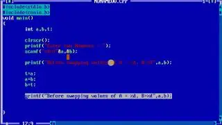[2020]-Programming in C - Swapping of two numbers logic in 5 different ways