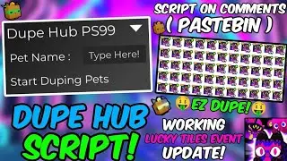 *🥳Disco Update🥳* Pet Simulator 99 Script Working Dupe Script Working All Executor Pastebin