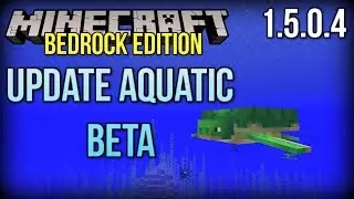 Minecraft Update Aquatic Bedrock Beta - Turtles, Bubble Columns + MORE! (Xbox/Windows 10/PE)