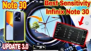WOW🔥INFINIX NOTE 30 PUBG SENSITIVITY SETTINGS / NOTE 30 BEST SENSITIVITY UPDATE 3.2