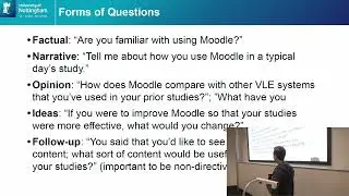 Research Methods Lecture on Interviews and Focus Groups