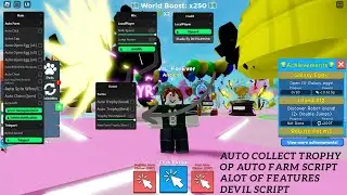 [SUMMER] ⚡Clicker Simulator Auto Collect Trophy | DEVIL Script | DEVIL Exploit