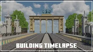 Grand European Gate & Avenue | Minecraft Building Timelapse & Cinematic