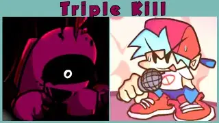 Friday Night Funkin' Triple Kill Restored | Vs Impostor V4 (FNF Mod/Black) (Among Us Triple Trouble)