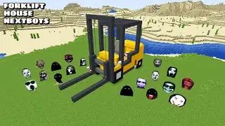 SURVIVAL FORKLIFT HOUSE WITH 100 NEXTBOTS in Minecraft - Gameplay - Coffin Meme