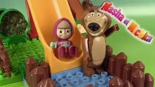 Masha et l’ours Mishka Маша и Медведь Jeu de construction Piscine de Masha’s Pool