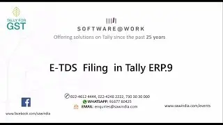E-filing of TDS Return in Tally.ERP 9