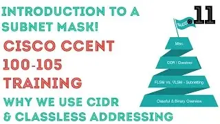 Cisco - CCENT/CCNA R&S (100-105) -Subnet Mask Introduction, Classless Addressing/CIDR .11