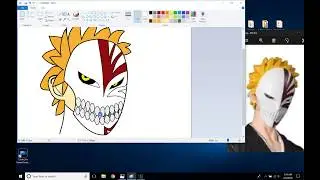 SPEED PAINT ICHIGO (BLEACH) IN BANKAI STATE IN MS PAINT USING MOUSE