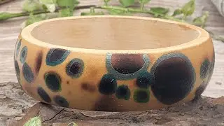 Fun wood bangle technique!