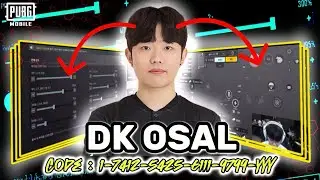 DK OSAL PUBGM BEST SENSITIVITY SENTTINGS 2024 | NEW BGMI SENSITIVITY | 5 FINGER + GYRO