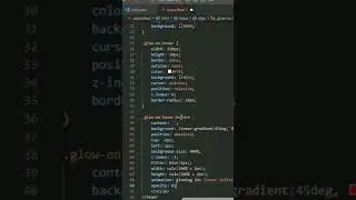 button effect in css