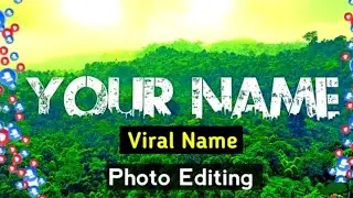 viral jungle name reels editing | how to edit name art editing | urbon jungle fonts edit in kannada