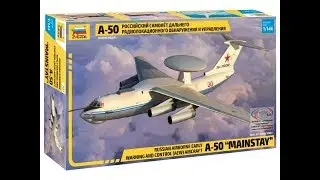 Обзор: Самолёт дальнего обнаружения А-50 в масштабе 1/144