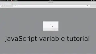 JavaScript variable tutorial in Linux