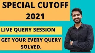 Delhi University Special cutoff Query session.