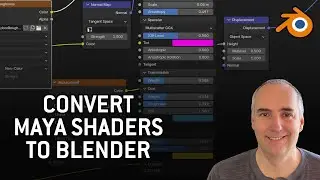 Convert Maya Shaders to Blender