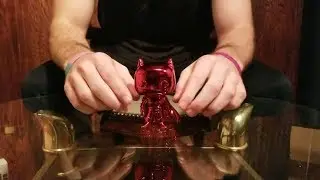 Funko Exclusive Red Chrome Batman Unboxing