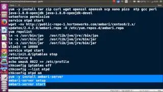 install ambari server and hadoop